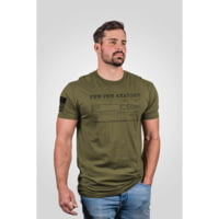 Nine Line Pew Pew Anatomy Short Sleeve Shirt Military Green 2XL 39D206A7