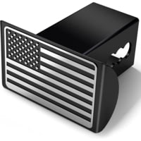 Old Southern Brass U.S. American Flag 2 Trailer Hitch Cover