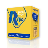 RIO Ammunition Wing &amp; Target 20 Gauge 7/8 oz 2 3/4" Shotgun Ammunition