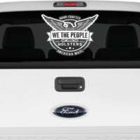 We the People Holsters Logo Car/Truck/Boat/Plane Decal