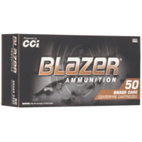 CCI Ammunition Blazer Handgun .40 S&amp;W 180 Grain Jacketed Hollow Point Brass Cased Pistol Ammunition