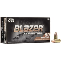 CCI Ammunition Blazer 9mm Luger 115 Grain Full Metal Jacket Brass Pistol Ammunition