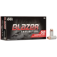 CCI Ammunition Blazer 10mm Auto 200 Grain Full Metal Jacket Aluminum Centerfire Pistol Ammunition