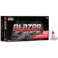 CCI Ammunition Blazer Aluminum 9mm Luger 124 grain Full Metal Jacket Centerfire Pistol Ammunition