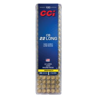 CCI Ammunition CB .22 Long 29 Grain Lead Round Nose Rimfire Ammunition