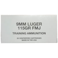 Cci Ammunition Cci Ammo 9mm Luger 115gr. Fmj Blazer Brass 50-pack White Box