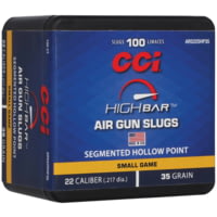 CCI Ammunition .22Cal 30 Grain Segmented Hollow Point Rimfire Ammunition