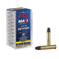 CCI Ammunition Maxi-Mag .22 Winchester Magnum Rimfire 46 Grain Segmented Hollow Point Rimfire Ammunition