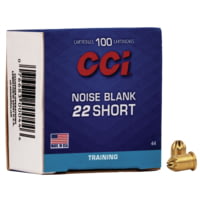 CCI Ammunition Noise Blanks .22 Short 0 Grains Blank Brass Blank Ammunition