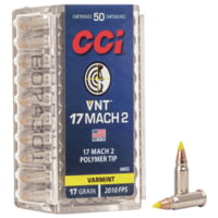 CCI Ammunition VNT .17 Hornady Mach 2 17 Grain Rimfire Ammunition