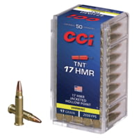 CCI Ammunition TNT .17 Hornady Magnum Rimfire 17 Grain TNT Jacketed Hollow Point Rimfire Ammunition