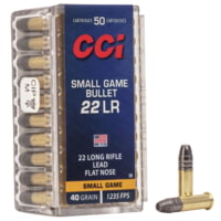 CCI Ammunition Small Game Bullet .22 Long Rifle 40 grain Solid Rimfire Ammunition