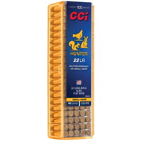 CCI .22LR 40 Grain 1235 FPS Lead Flat Nose Brass Rimfire Ammunition