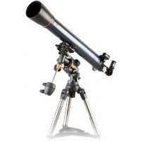 Celestron AstroMaster 90EQ MD Refractor Telescope with Motor Drive 21069 90 EQ Telescopes