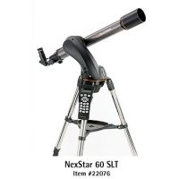 Celestron NexStar 60 SLT Telescope Refractor 22076 w/ Star Locating Telescope Computer