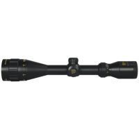 Nikko Stirling Gameking Rifle Scope 3.5-10x44mm Adjustable Objective Red/Green Illuminated LRX Reticle Matte Black Finish NGKI351044AOLRX