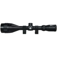 Nikko Stirling Mountmaster NMMI41250AOW Rifle Scope 4-12x50mm, Adjustable Objective, Illum Mil-Dot Reticle w/ Rings