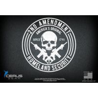 Cerus Gear 3mm Promats 12&quot;x17&quot; 2nd Amendment Black Distress