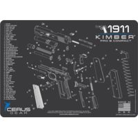 Cerus Gear 3mm Promats 12"x17" Kimber 1911 Pro/comp Char Grey