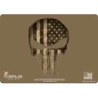 Cerus Gear 3mm Promats 14&quot;x48&quot; American Flag Reaper Skull Coy