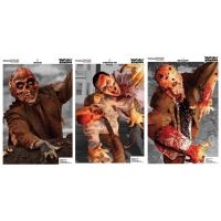 Champion VisiColor Zombie Targets 6 Pack - Attack