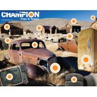 Champion Traps and Targets Full-Color Targets Junkyard Plinker