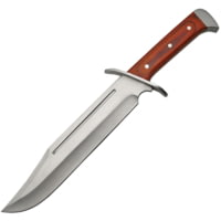 China Made Bowie Wood with Sheath Fixed Blade Knife