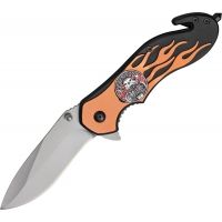 China Made Fast Flame Linerlock 3 in. Blade