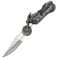 China Made Motorcycle Silver Finish Knife