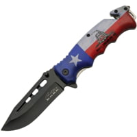 China Made Texas Pride Linerlock A/O 3.75 in Stainless Steel Assisted Opening Folding Knife