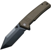 CIVIVI Bhaltair Green Burlap 4in Folding Knife