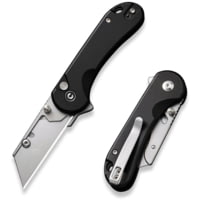 Civivi Utility Knife Elementum 2.26" Black W/3 Eb Clam Pack