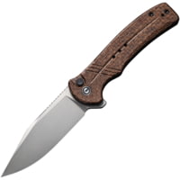CIVIVI Cogent Button Lock Brown 3.50 in Stainless Steel Folding Knife