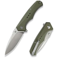 CIVIVI Photonix Flipper &amp; Thumb Stud Knife Od Green Coarse G10 Handle 3.7inch Satin Finished 14c28n Blade C23081b-2