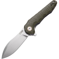 CJRB Mangrove Linerlock Green Folding Knife