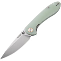 CJRB Small Feldspar Linerlock Jade Folding Knife