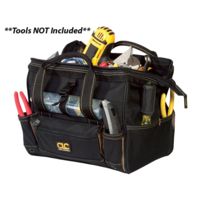 CLC Work Gear 1533 12" Tool Bag w/ Top-Side Plastic Parts Tray