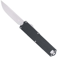 CobraTec Knives CTRNGBLKDNS Ranger 3.25&quot; OTF Plain Stonewashed D2 Steel Blade,