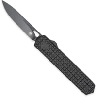 CobraTec Knives Mamba Large Plain Black TiCN D2 Steel Blade/4.75&quot; Black Textur CTBM