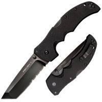 Cold Steel Recon 1 Tanto Point 50/50, 4in Blade Length, S35VN w/ DLC, Steel Knife
