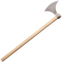Cold Steel Viking Battle Axe, 30in Long Straight Grain Hickory Handle, 1055 Carbon