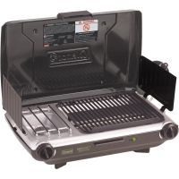 Coleman Stove-Grill Portable Propane, 2 Burner Ei