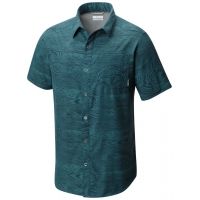 Columbia Pilsner Peak Print Mens Short Sleeve Shirt - Mens