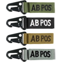 Condor Outdoor Blood Type Key Chain 4 Pcs/Pack