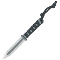 Condor Tool and Knife Condor Tool and Gladius Neck 3.13 in 1075HC Steel Fixed Blade Knife