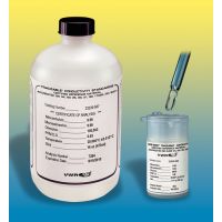 VWR Conductivity Calibration Standards 4175 Single-Use, 100 Ml (3.4 oz.) Polyethylene Bottles (NIST/ISO 17025 Certificate), Pack of 6