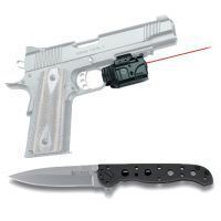 Crimson Trace Railmaster Pro Red Lasergrip w/ CRKT Knife