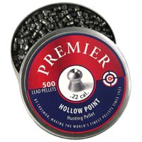 Crosman LHP22 Premier Pellets Hollow Point .22 Stainless