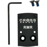 Cross Armory CRRMADAPTER Adapter Plate Black Oxide Aluminum Compatible W/ RMR O