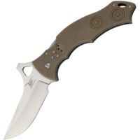 CSSD/SC Bram Frank Design LLC Bowie Magnum Desert Tan Folding Knife